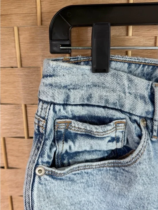 Good American Good Curve Straight Step Jeans in Indigo Wash Size 12/31 - Picture 6 of 10